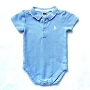 JANIE & JACK Polo Giraffe Bodysuit